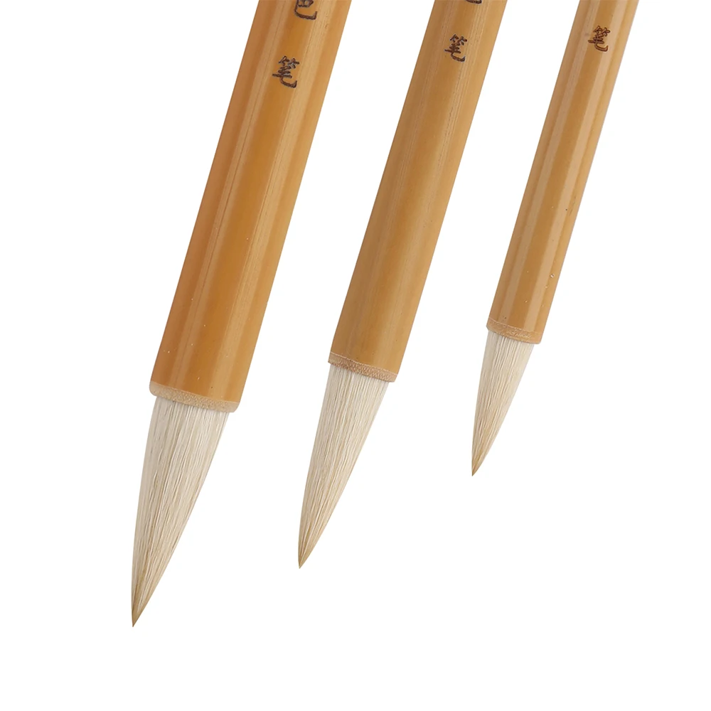 Artsecret High Quality 1PC Goat Hog Bristle Hair Watercolor Painting Brush Bamboo Handle Acrylic Art Supplies BW-450