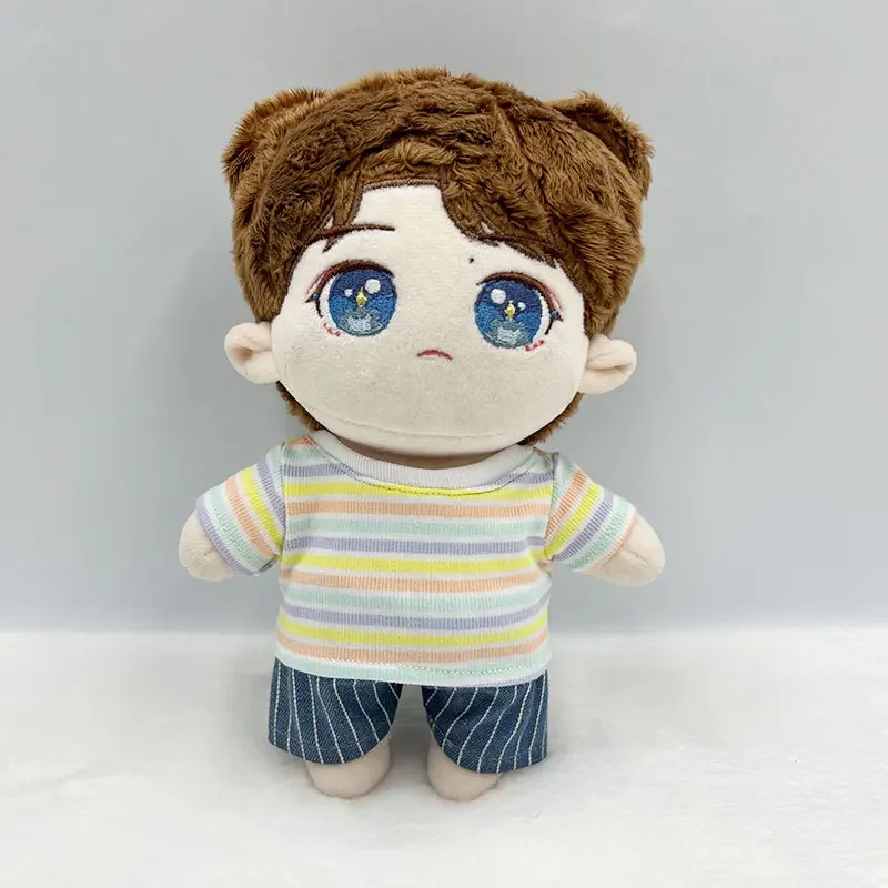 10cm 20cm baby clothes spot black and white shirt star with doll clothes 15cm cotton doll shirt doll clothes doll accessories