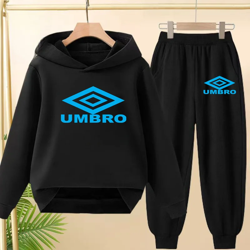 

Kids 3-12Yrs Autumn Hoodie Products Clothing Sunny Beautiful Girl Sweatshirt +Pants Two-Piece Set Boys Girls Toddler Leisure Set