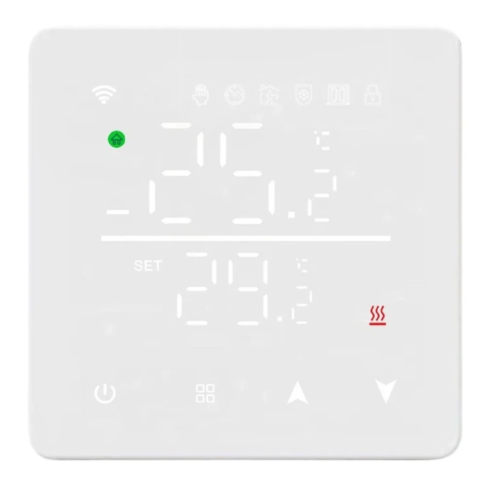 WIFI-Connected For Smart Thermostat for Residential Underfloor and Wall-Hung Boiler Heating with Lock Functionality