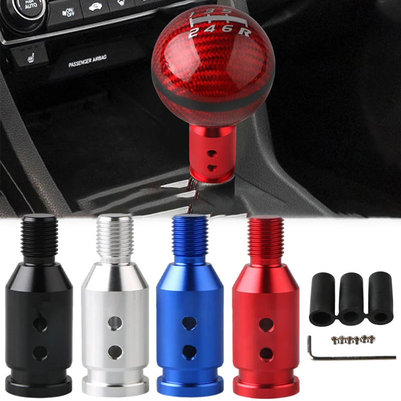 

Universal Car M12x1.25 Gear Shift Knob Adapter Threaded Aluminum Lever Change Knob For BMW Honda Toyota Manual Shifters