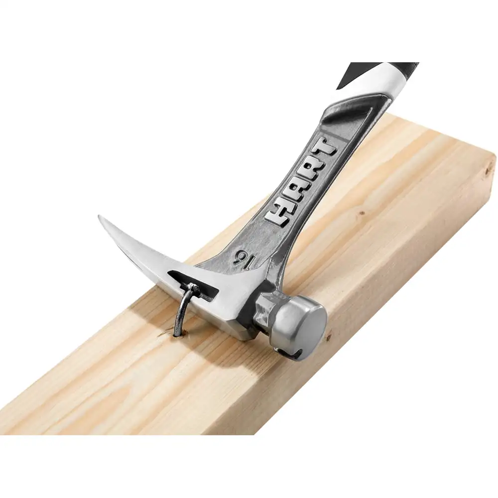 Martelo HART Aço com prego magnético Set, 16 Onça