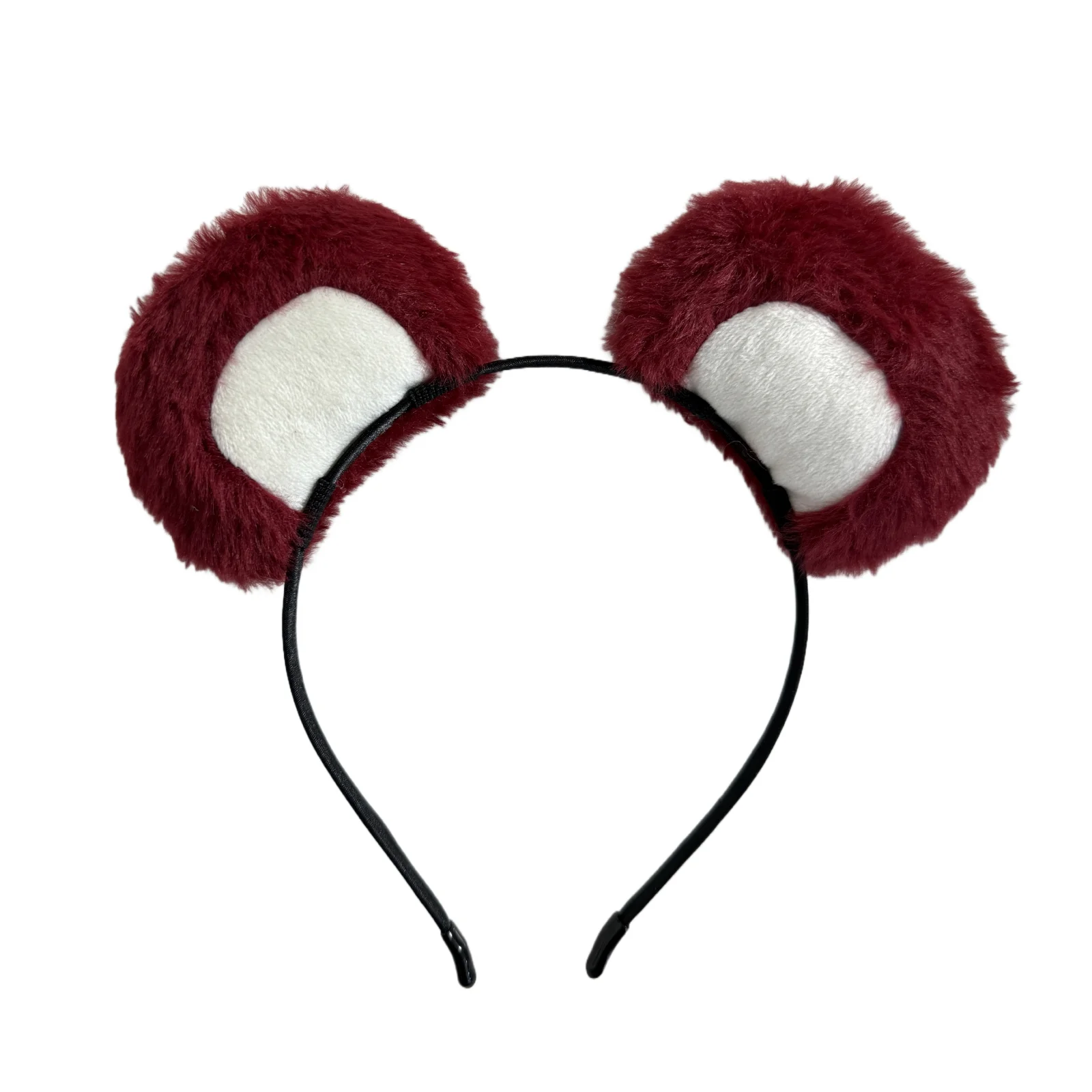 1PC Plüsch Bärenohren Stirnband, süßer flauschiger Tierhaarreifen für Frauen, Mädchen und Haustiere, bezaubernder Party-Cosplay-Haarschmuck – Detail 10