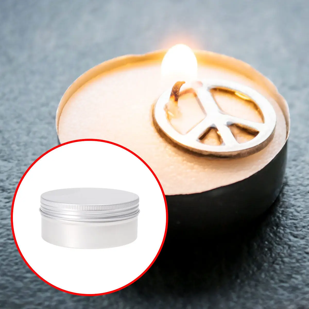10Pcs Threaded Aluminum Tin Box Reusable Empty Round Cream Jar Essential Oil Wax Lotion Container Sample Canisters - view 6