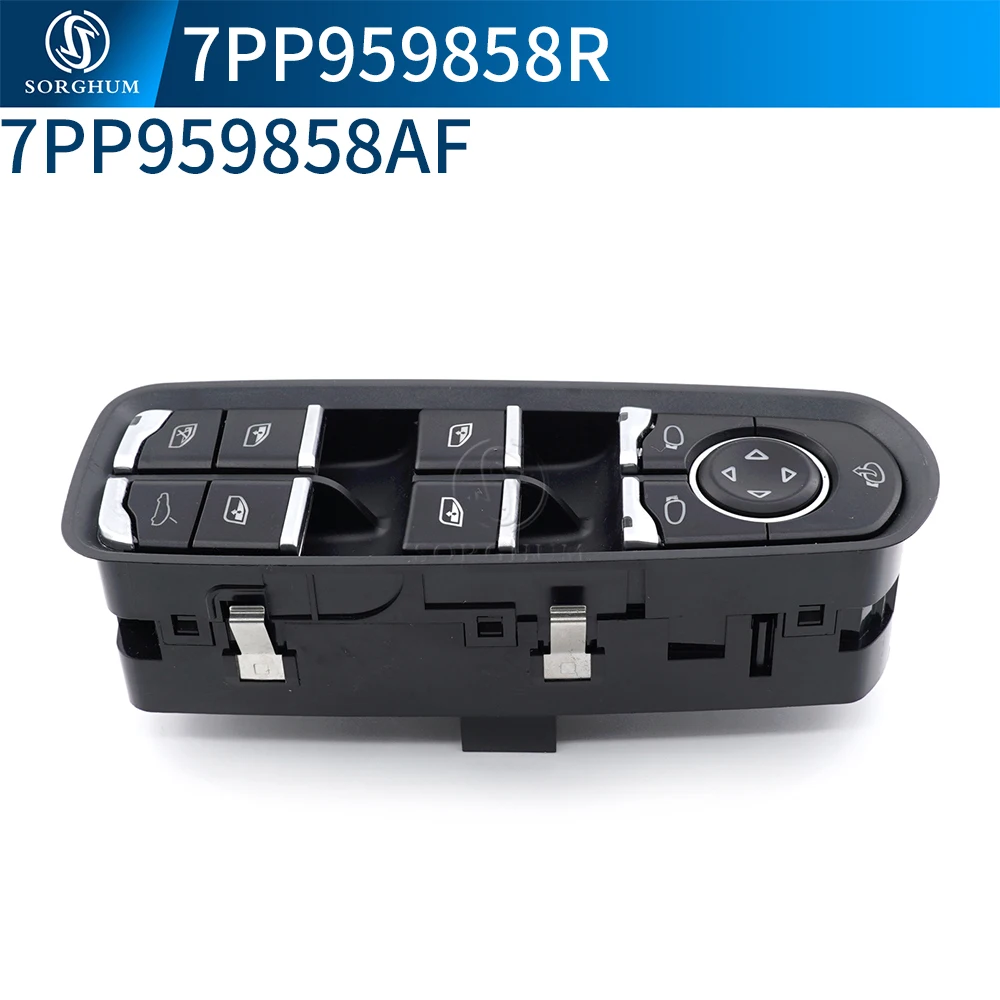 SORGHUM 7PP959858AF Master Window Switch For Porsche Panamera Cayenne 92A 2010 Macan 95B 2011 2016 2017 7PP959858R 7PP959858MDML