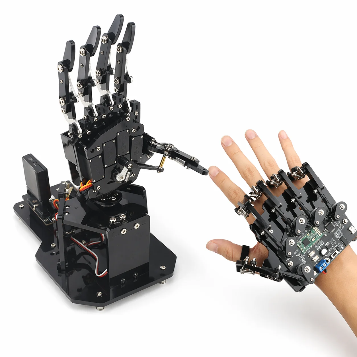 5 Dof Bionische Robotische Hand Palm UHand2.0 Compatibele Somatosensorische Open Source Robot Voor Arduino/STM32 Programmeerbare Hand DIY Kit