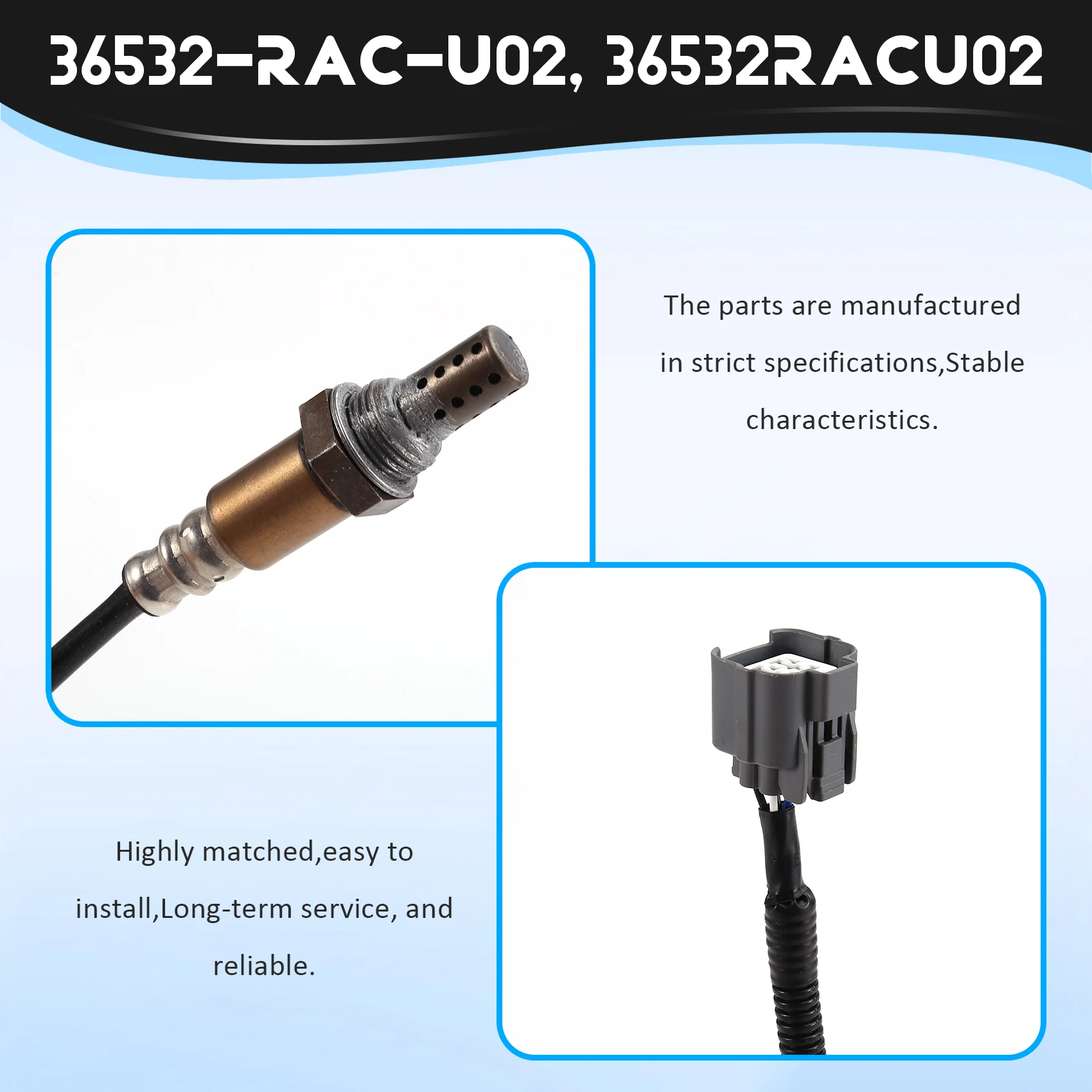O2 Oxygen Sensor For Honda Accord 2.0L 2003-2007 36532-RAC-U02 36532RACU02-A61E