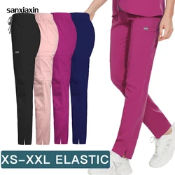 Pantalones elásticos de alta calidad para correr, ropa de trabajo clínica, uniforme de enfermera médica, pantalones quirúrgicos