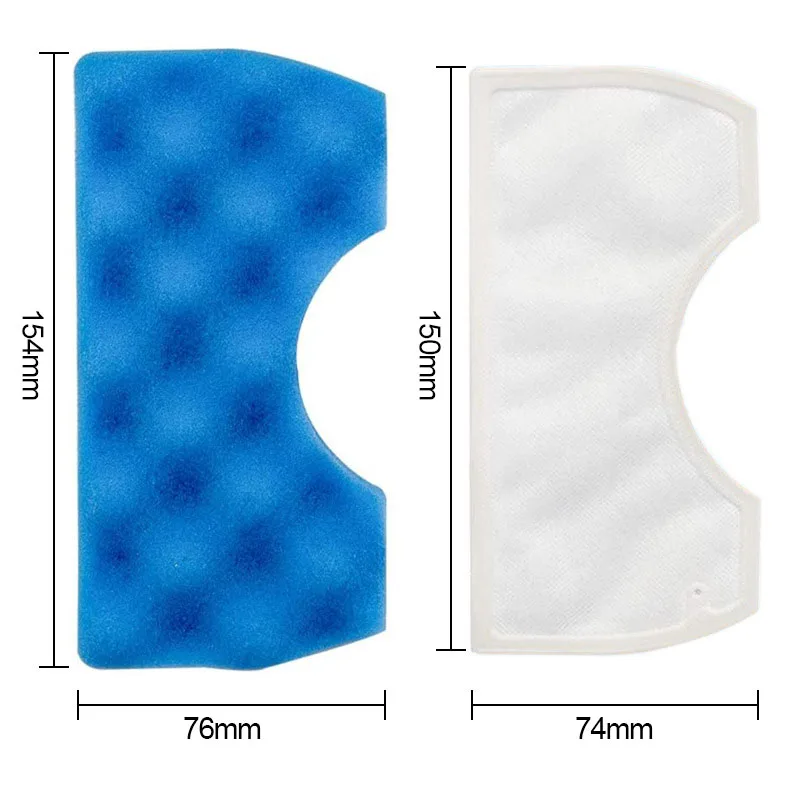 Blue Sponge Hepa Filter element Kit for Samsung DJ97-01040C SC43 SC44 SC45 SC47 Series Robot Vacuum Cleaner Parts Accessory