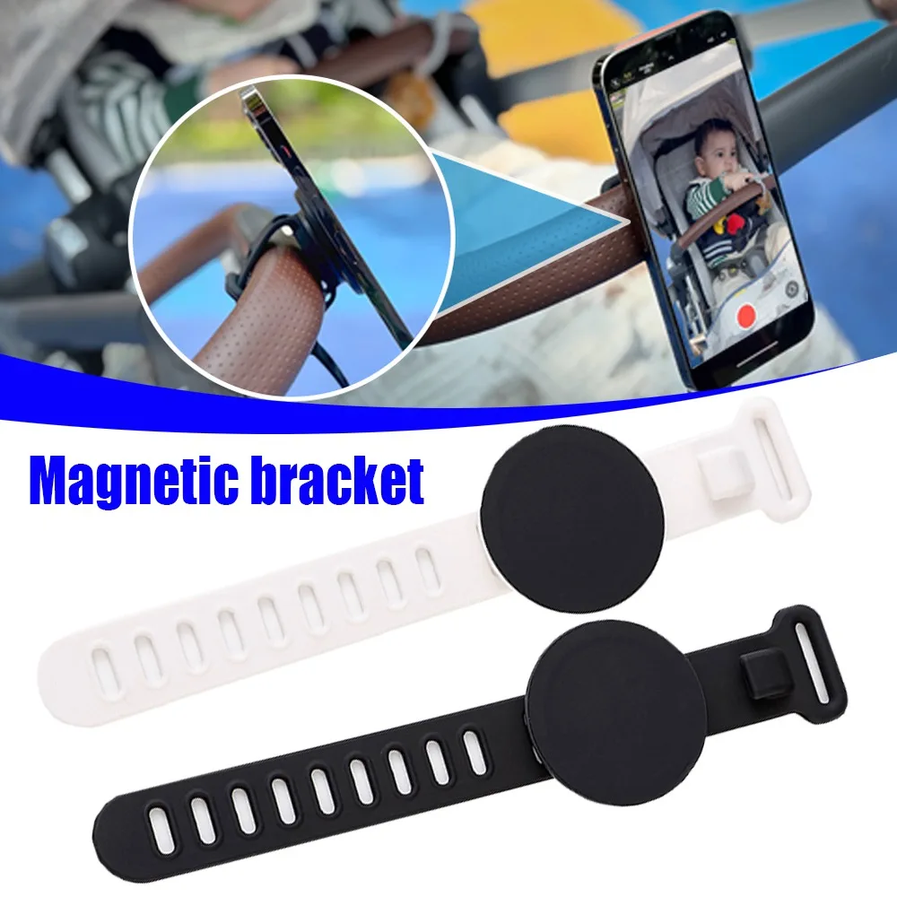 

Magnetic Wristband Phone Holder 360° Rotating Sweat-proof Strap Suitable For Navigation Sports Suitable Running Fitness Travel