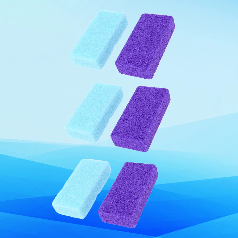 6Pcs Dead Skin Remover Foot Care Kit PU Callus Rasp Exfoliating Tool Pedicure Brush for Smooth Feet Callus Removal Rubbing Stone