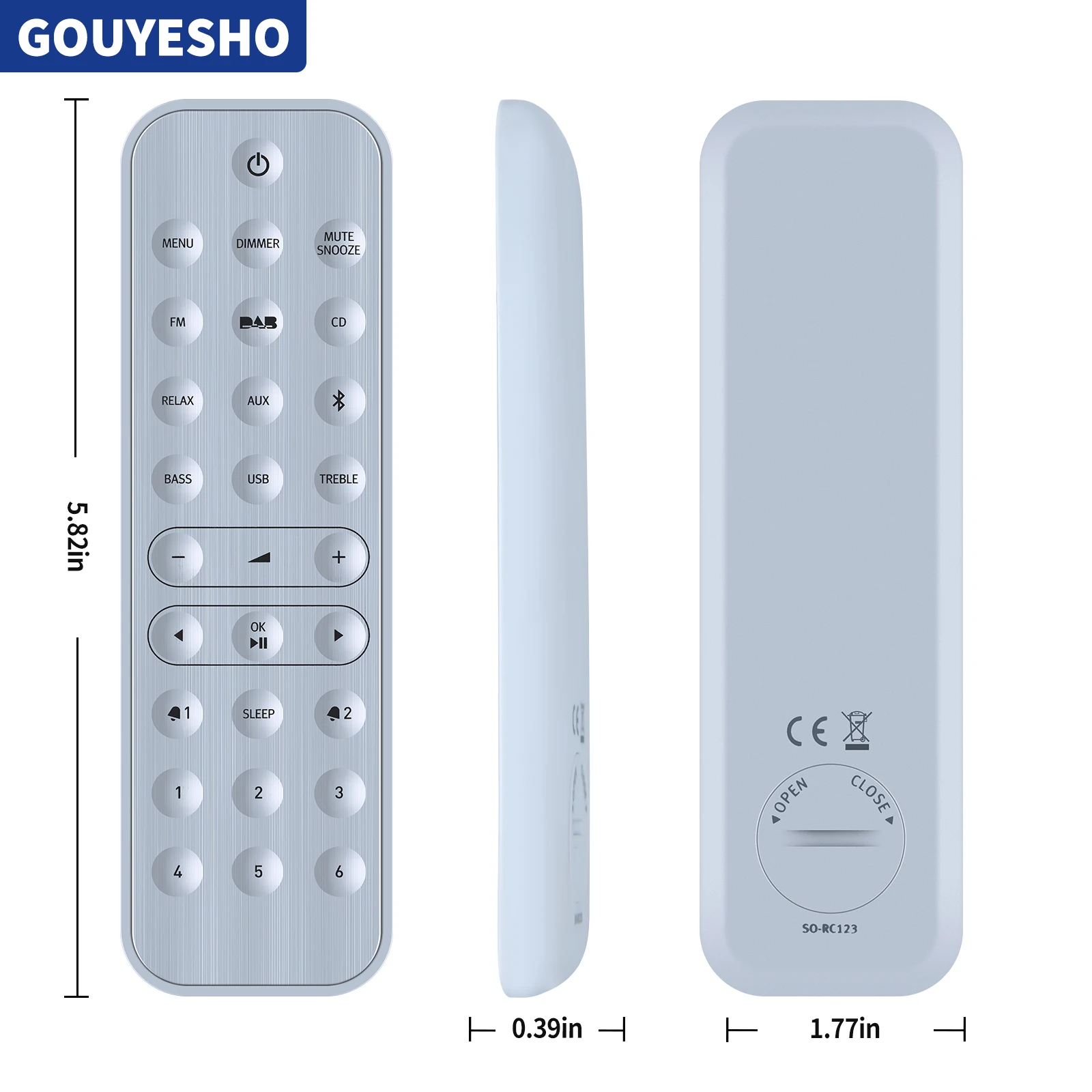 New Remote Control For Sonoro SO-RC123 Bluetooth Audio Echo Wall Home Theater