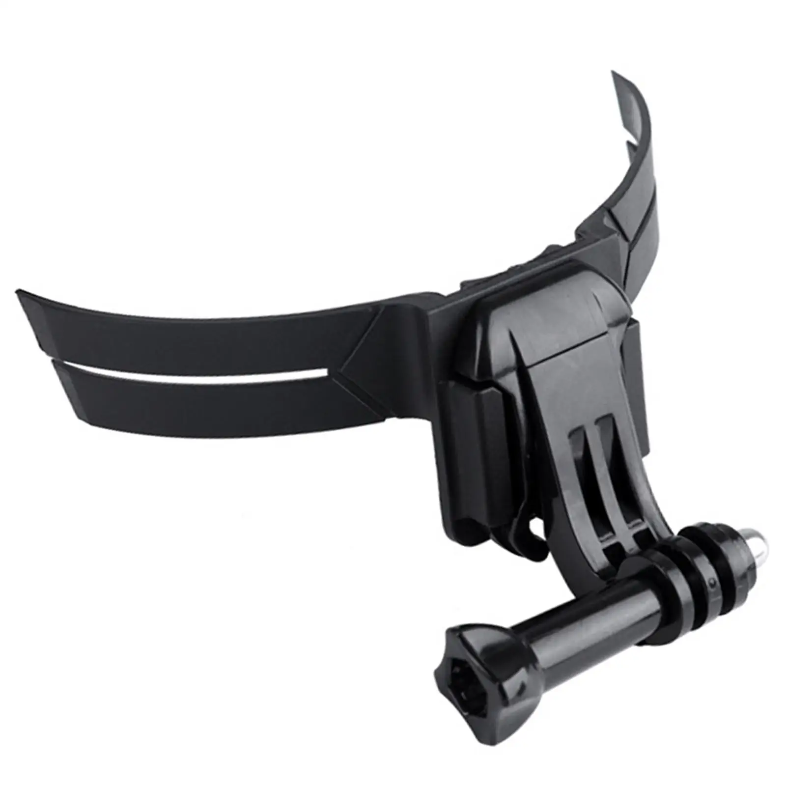 Motorcycle Helmet Chin Mount Kit Shockproof Non Slip Camera Holder PVC ABS for Sports Recording