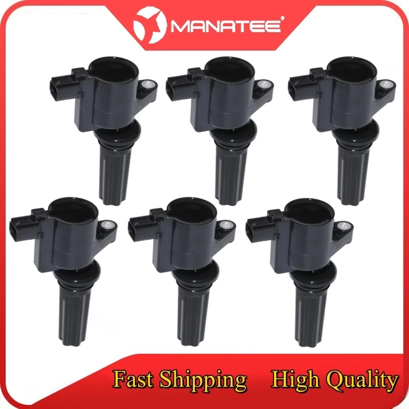 

6 PCS Ignition Coil For JAGUAR S-TYPE II 2.5/3.0 2002-2007 X-TYPE I 2002-2008 XF I 3.0 2012-2015/ XJ 3.0 SC V6 2012- 2W4Z12029AA