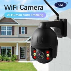 8mp 4k Cloud Wifi PTZ Camera Outdoor 2MP Home Security IP Camera 5X Optical Zoom Speed Dome Camera P2P cctv camera