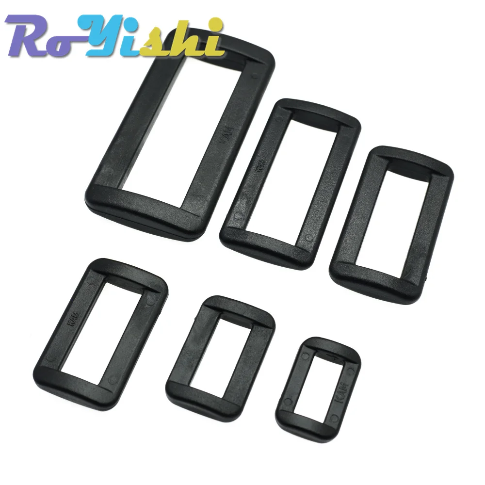 Plastic Loops Looploc Rectangle Rings Adjustable Buckles For Backpacks Straps