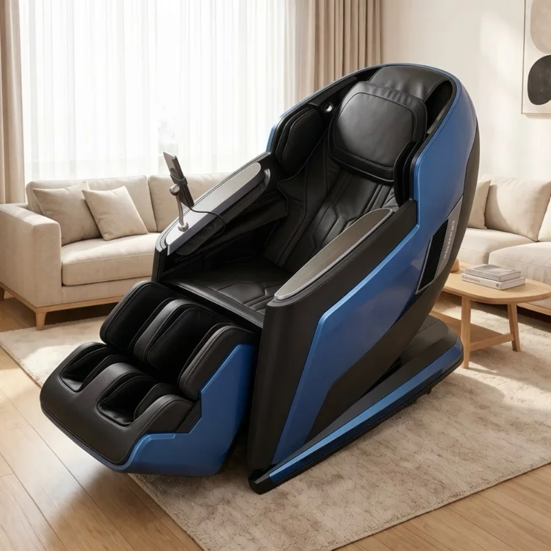 Luxury Commercial 4D Full Body Massage Chair with Musical Function for Office Wellness Program Zero Gravity Heating