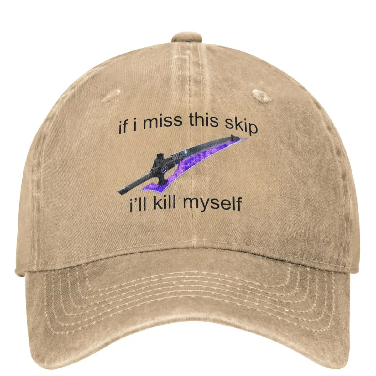 Casquette de Baseball Destiny 2 Game If I Miss This Skip unisexe pour hommes, pare-soleil, chapeau de camionneur, casquette de Sport de plein air élégante, printemps