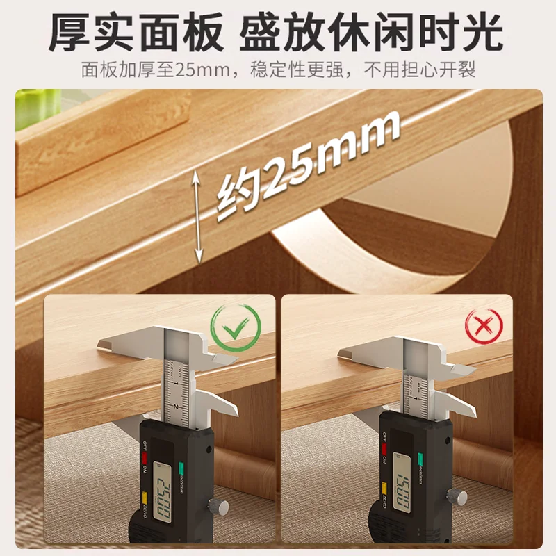 bay window table solid wood small tatami tea kang tea three-piece set small low table desk window sill k