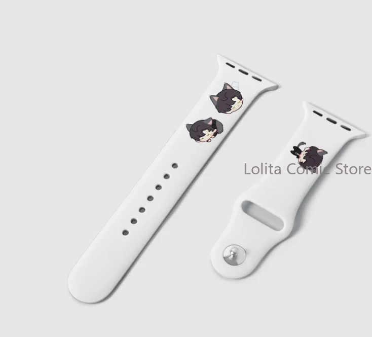 Anime Love and Deepspace Caleb Zayne Xavier Sylus cosplay  Bracelet Strap watch strap iWatch  40mm 41mm 42mm 45mm 46mm 49mm - view 5