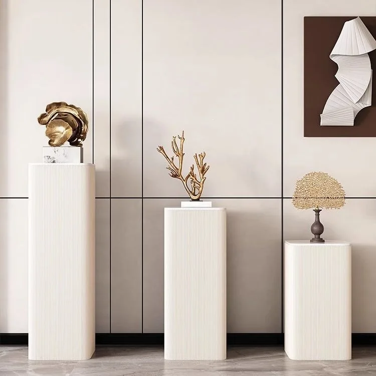 Light luxury flower stand, premium living room display stand, premium shelf, TV cabinet, floor-to-ceiling platform ornament