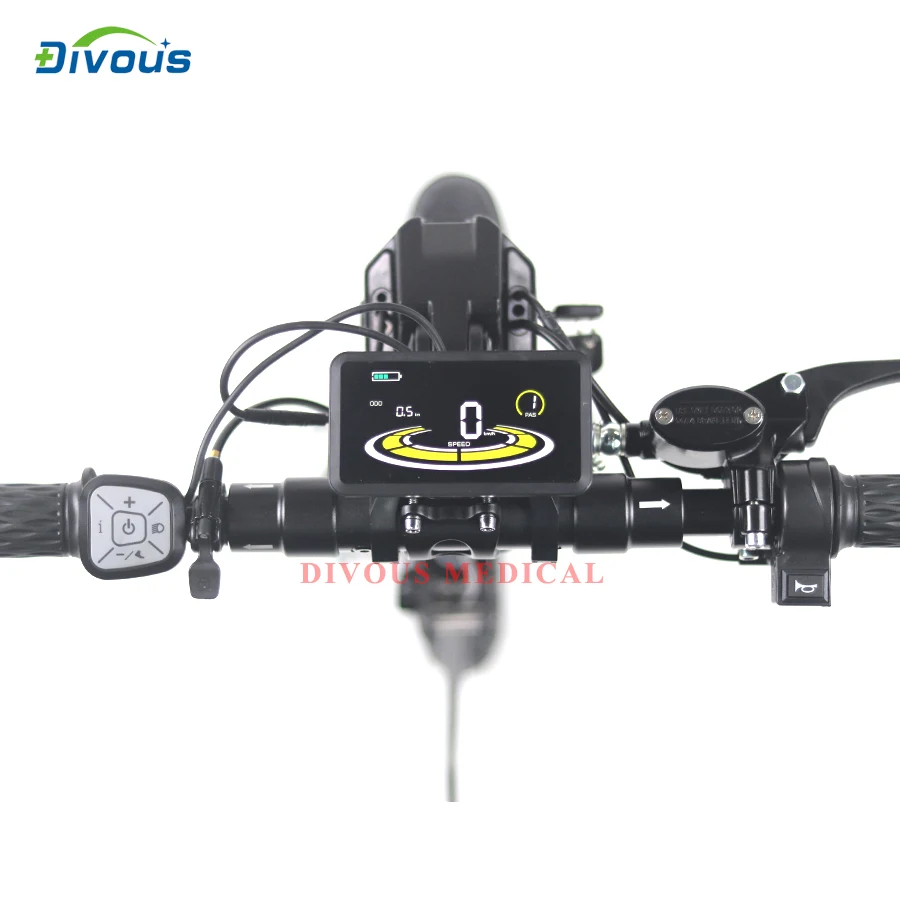 800W Motor Leichter Manueller Rollstuhl-Fahrradanhänger Rollstuhl-Handbike Neuestes Bestseller Elektrisches Rollstuhl-Kit