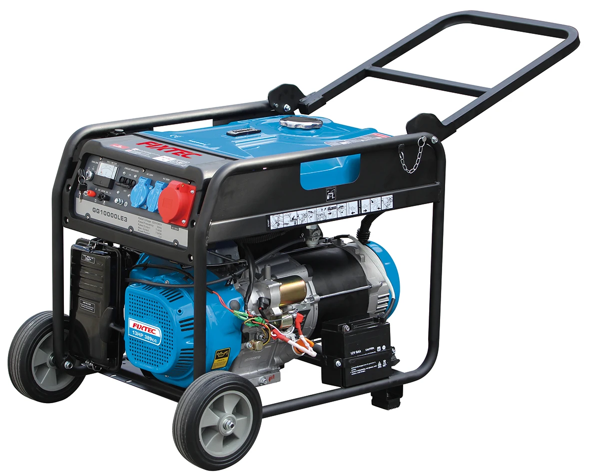 FIXTEC Power Tools 5KW 25L 220V Electric Gasoline Generator