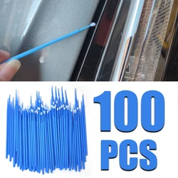 100pcs/lot Brushes Paint Touch-up Up Paint Micro Brush Tips Auto Mini Head Brush Car Parts Head Mini Spray Car Applicator Stick