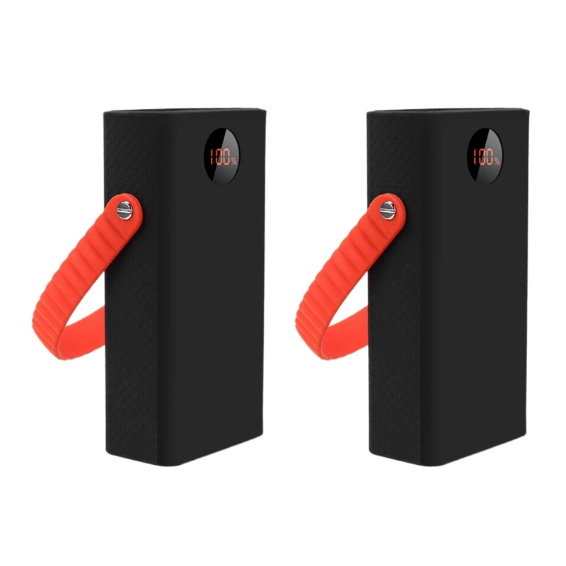Đầu Đề Cập Đến 2X Dẻo Silicone Dành Cho Phòng ROMOSS Zeus PEA40 40000Mah Power Bank Chống Trơn Trượt/Chống Rơi mềm Mại (Đen)