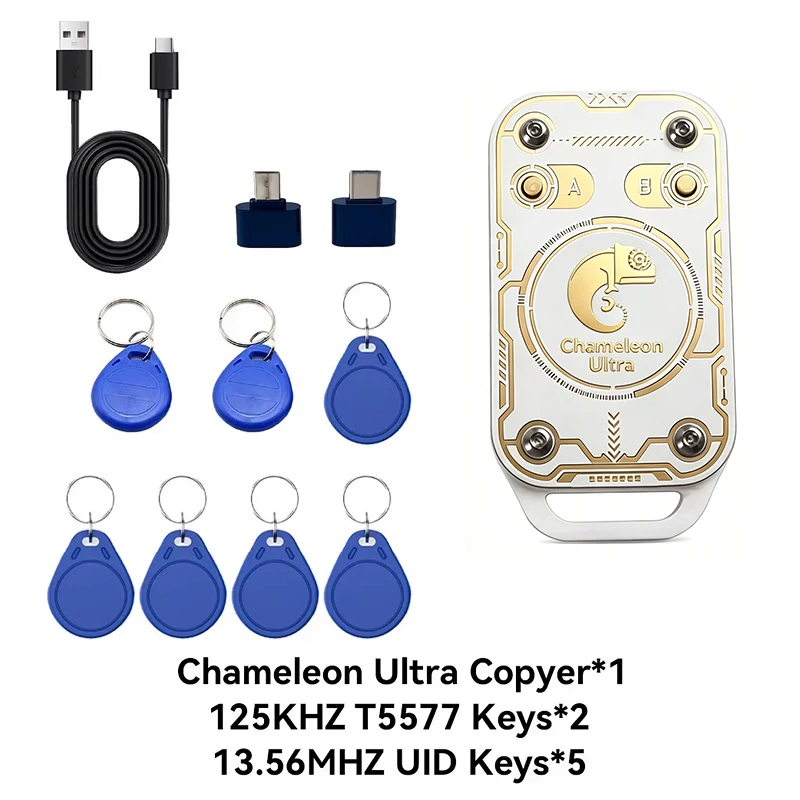 New Chameleon Ultra V3.0 RFID NFC Card Copier 125KHz 13.56MHz Reader Writer Duplicator With Keychains view 6