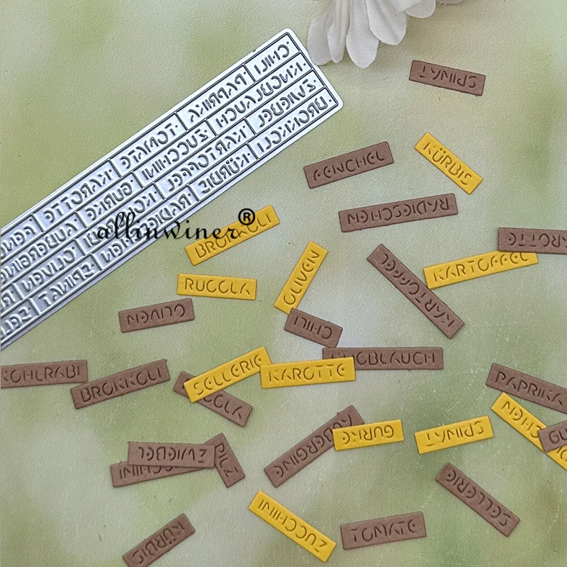 New alphabet series Metal Cutting Dies Stencils For DIY Scrapbooking Decorative Embossing Handcraft Die Cutting Template image 6