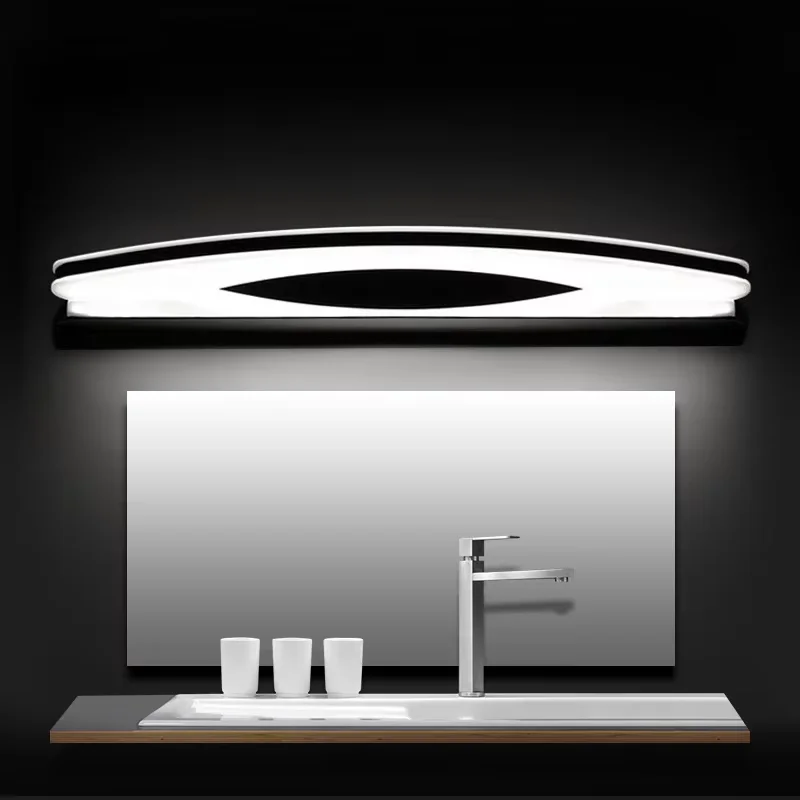 LED Mirror Light Wall Lampada AC90-260V 39cm 54cm 70cm 80cm Cosmetic Acrylic Indoor Bathroom Mirror Lamp