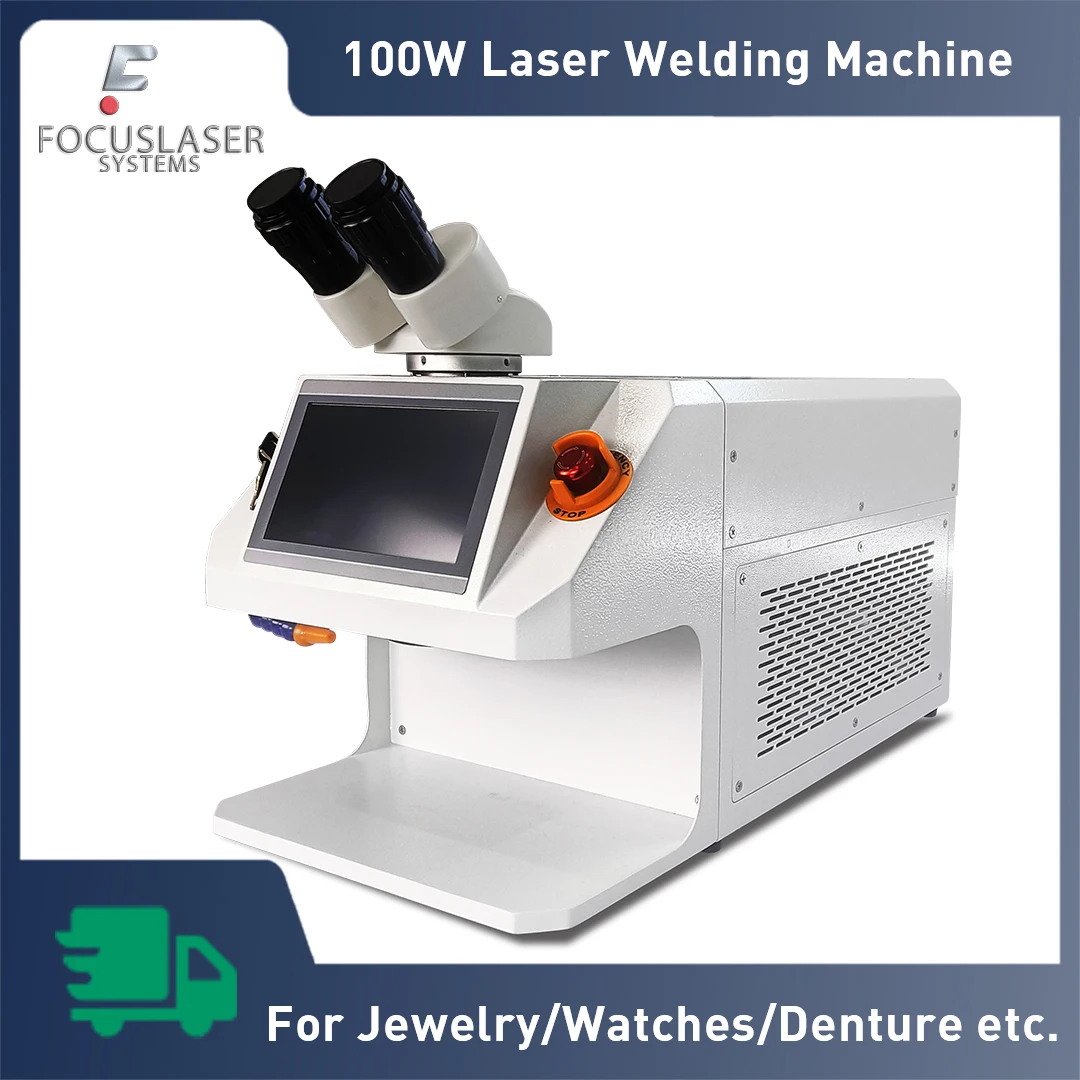 100w Jewelry Laser Welding Machine For Gold Silver Chain Ring Pendant Mini Portable Spot Yag Laser Welders