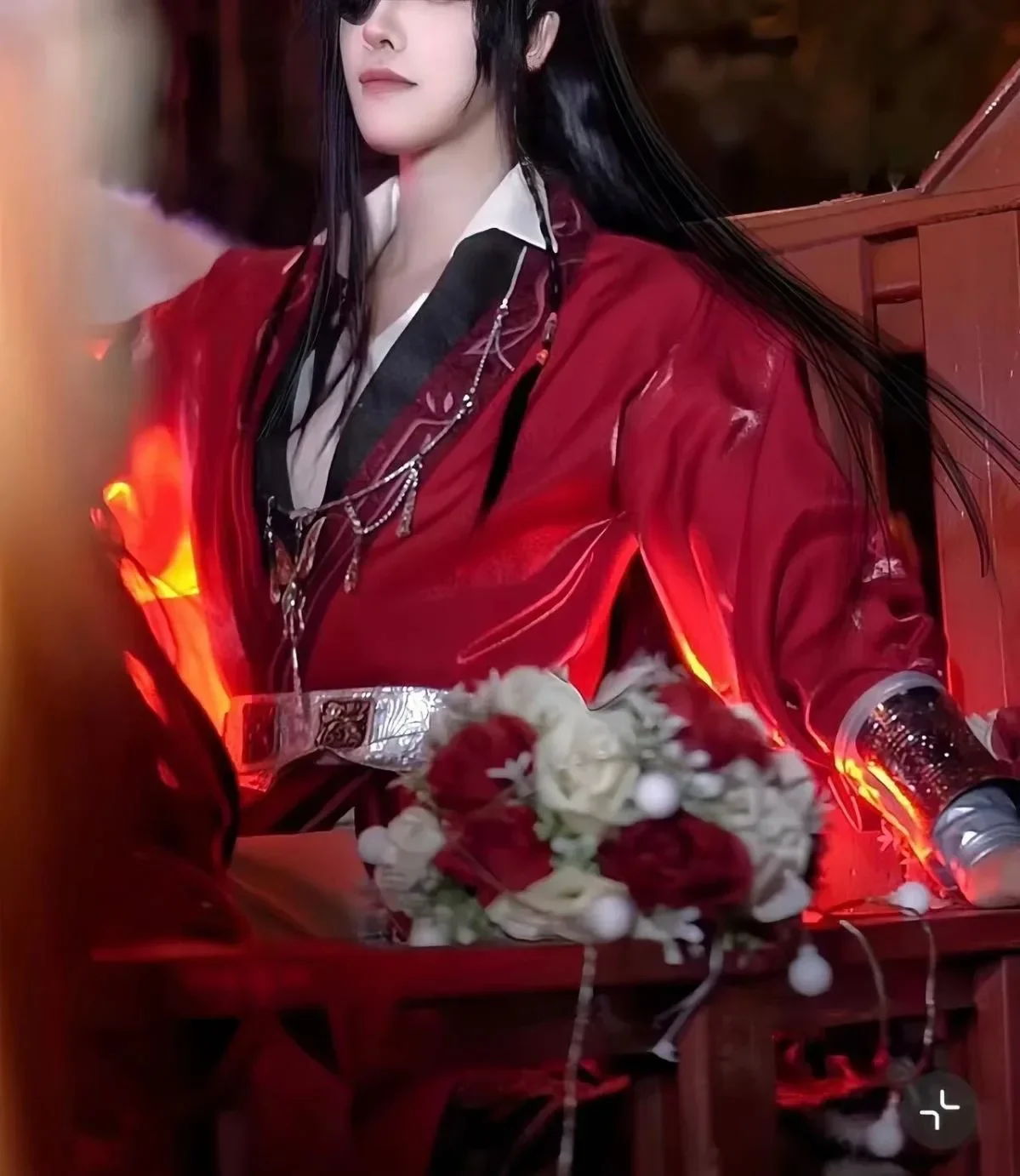 

2025 HOT SALE Second Series Heaven Official’s Blessing Hua Cheng Cosplay Costume Full Set Huacheng Outfit Cosplay Props Uniform