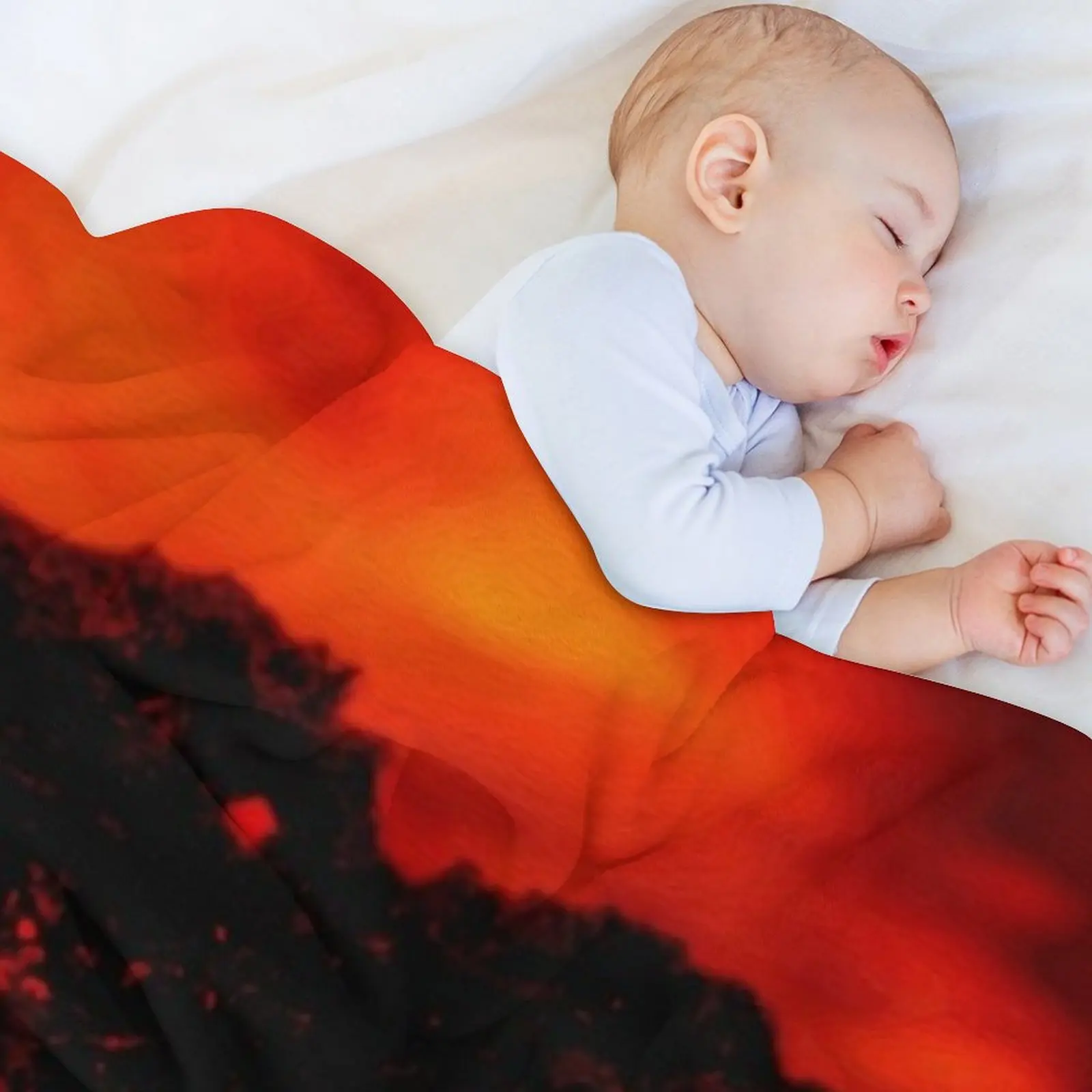 السنط الفيل غروب الشمس رمي بطانية الصيف الزخرفية منقوشة الزخرفية البطانيات #5