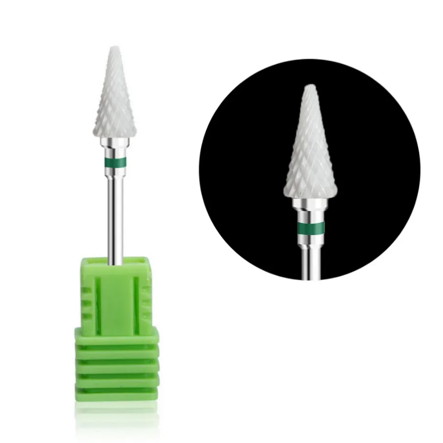 Fraise en céramique foret à ongles électrique manucure pédicure moulin Bits Machine fichiers Nail Art outils équipement