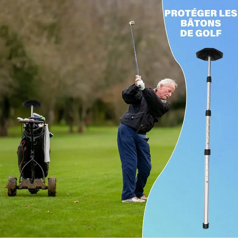 Golf Travel Bag Support Rod Telescopic Golf Bag Suppor Accessories Anti-Impact Support Sturdy Golf Support Stick Enhanced