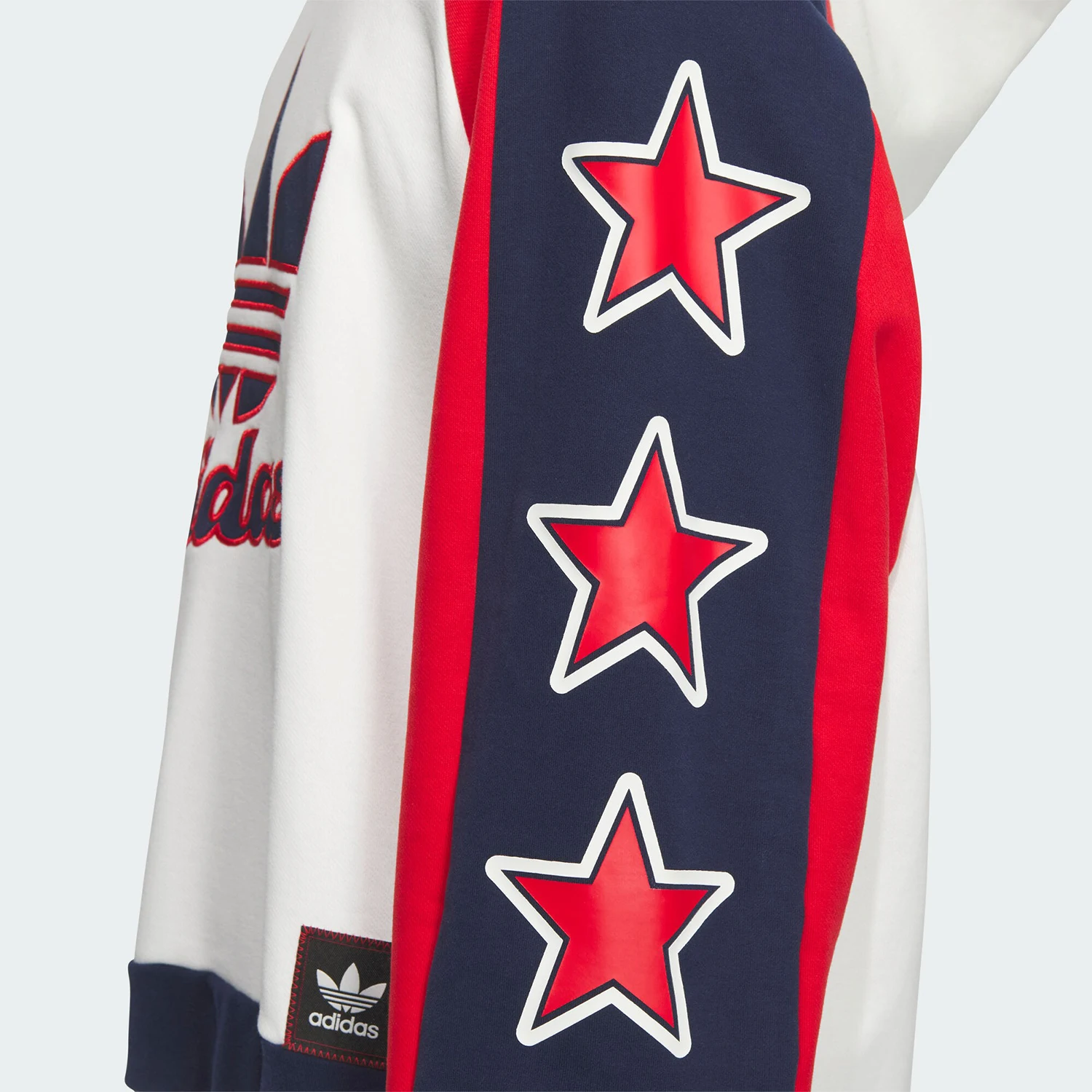 Felpa con cappuccio patchwork moda unisex originale autentica ufficiale Adidas JN0779