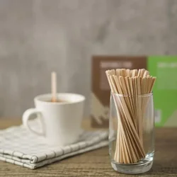 50/100pcs Disposable Wood Coffee Stirrer Sticks Beverage Sticks Milk Honey Stir Stick Ice Cream Frozen Treats Stick Bar Home Use