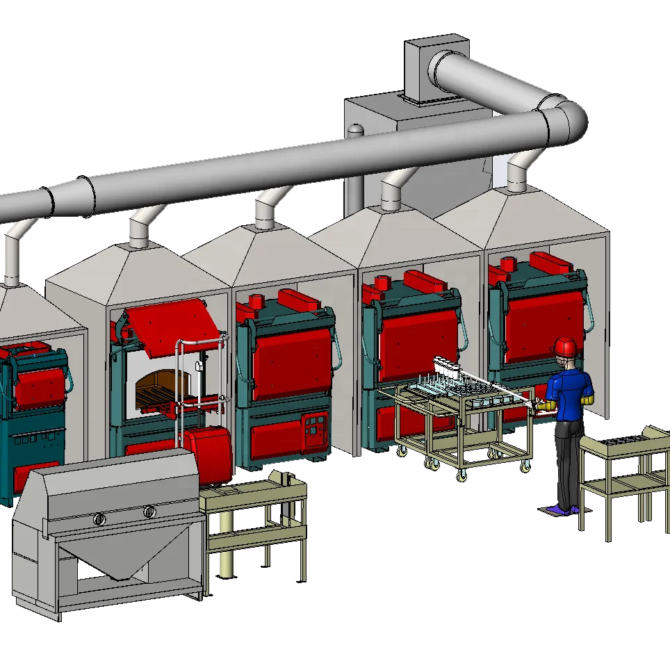 Laboratory dust collector dust and fume extraction system