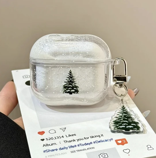 para-airpods-pro3-pro2-pro-para-airpods-1-2-3-4th-geracao-sem-fio-bluetooth-popular-areia-movedica-arvore-de-natal-fone-de-ouvido-capa