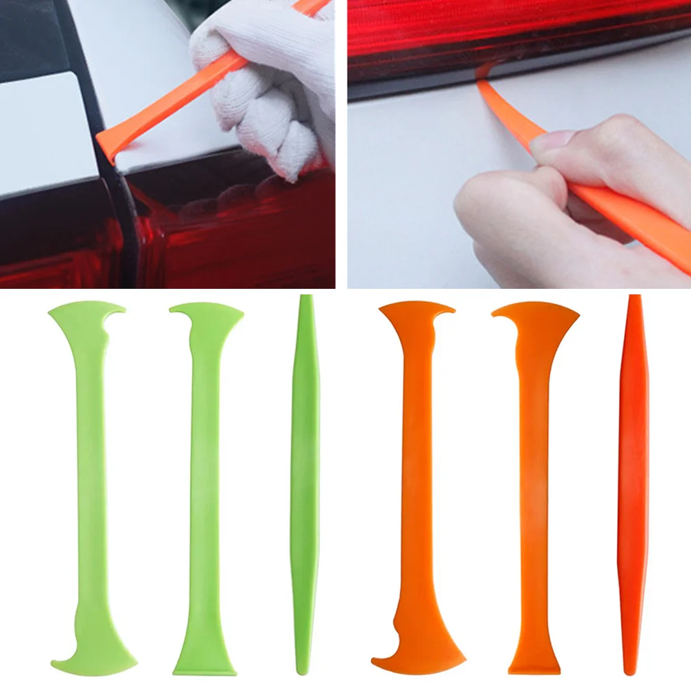 1Set Vinyl Car Wrap Tool Car Styling Stick Squeegee Window Tinting Kit Corner Scraper Curves Slot Tucking Tools Gap Film Cutter