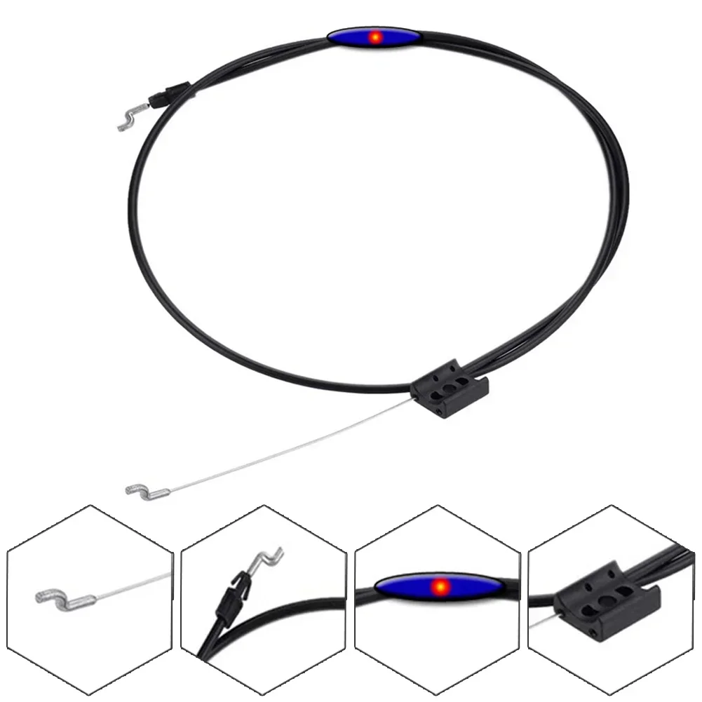 1 Pcs Engine Brake Zone Control Cable 1.55M Replacement For Sears For Craftsman 176556 Lawn Mower Grass Trimmer Accessories