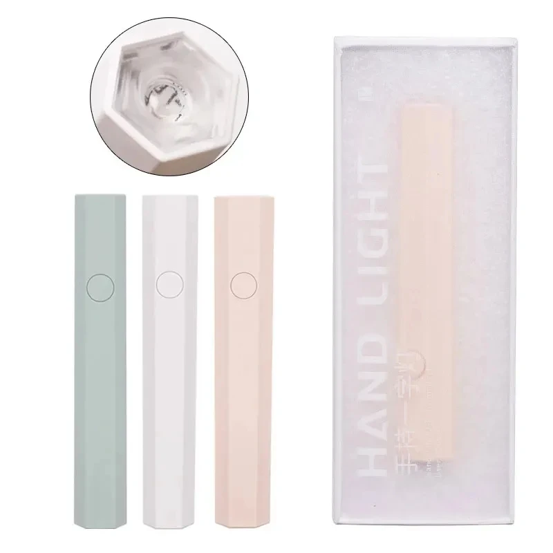 

Portable Mini LED UV Light Nail Dryer Lamp for Nail Gel USB Flashlight Pen Type Machine Manicure Phototherapy Nail Art Tools