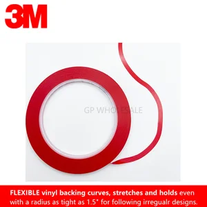 3m 471 vinyl mạnh mẽ của nước hoa cao cấp, bộ gói để trang trí, mặt nạ, chiều dài 33m, 5 mm, vàng, đen, xanh dương, trắng, đỏ 12 Ribbon Red Bán hàng chính - 3