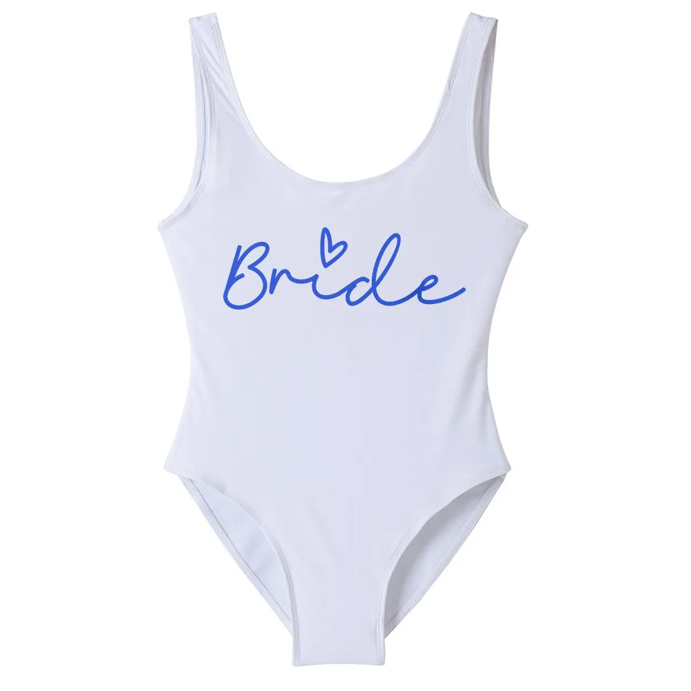 Traje de baño de una pieza con estampado verde para novia, traje de baño para mujer, traje de baño para despedida de soltera, ropa de baño de verano