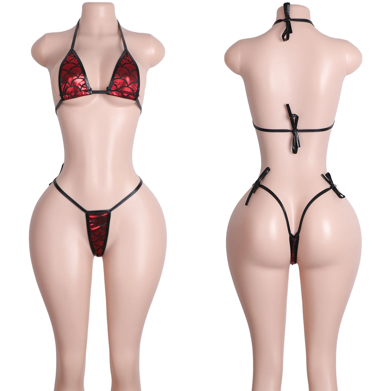 

Регулируемый бюстгальтер на шнуровке с рыбьей чешуей, бикини, экзотическая танцевальная одежда, одежда для стриптиза, одежда для выступлений, клубная одежда, боди со стразами