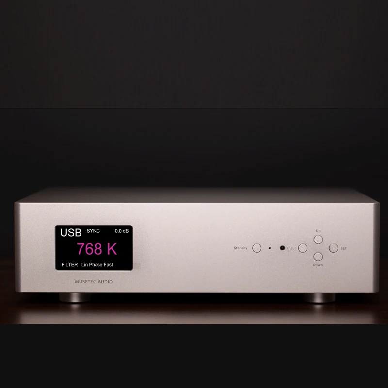 جديد LKS Musetec MH-DA006 Dual ES9039pro HIFI الموسيقى الرقمية الصوت الرائد Amanero Femtosecond ساعة DSD512 فك DAC