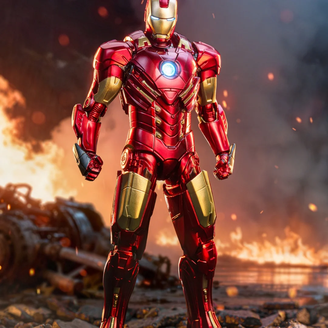 Original ZD Spielzeug Iron Man Tony Stark MK9 MK14 MK12 MK27 MK15 MK35 MK22 MK40 Hammerhead Action Figur Anime Sammeln Modell Geschenke – Detail 9