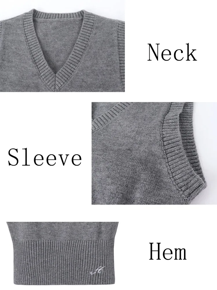 Sweater Vests Women Basic Crop Slim Preppy Leisure Daily All-match Fashion Korean Style Students Classic Knitwear Retro Autumn